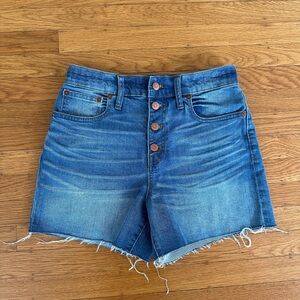 Madewell Women's Blue Denim Shorts